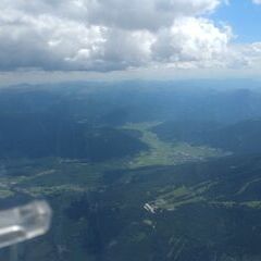 Flugwegposition um 12:49:46: Aufgenommen in der Nähe von Gemeinde Weißpriach, 5573, Österreich in 3078 Meter